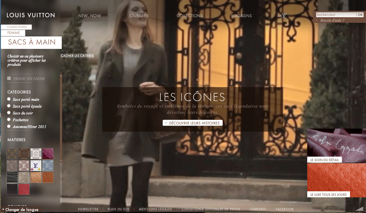 Louis Vuitton, site-commerce